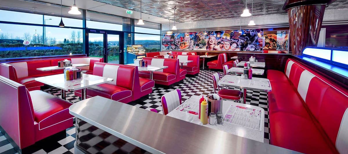 Custom Woodwork at a Retro Diner