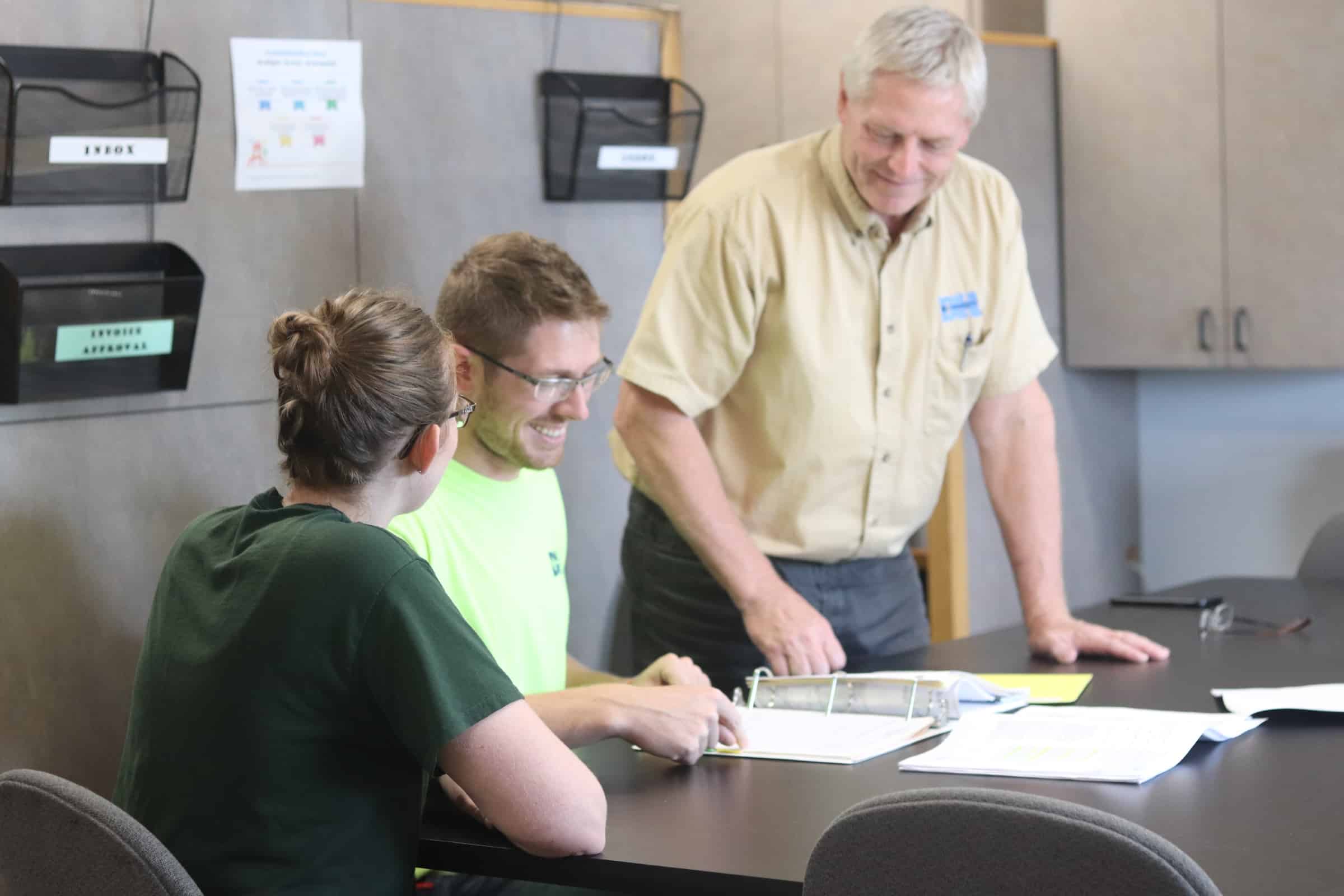 A DH Schmidt Staff Meeting